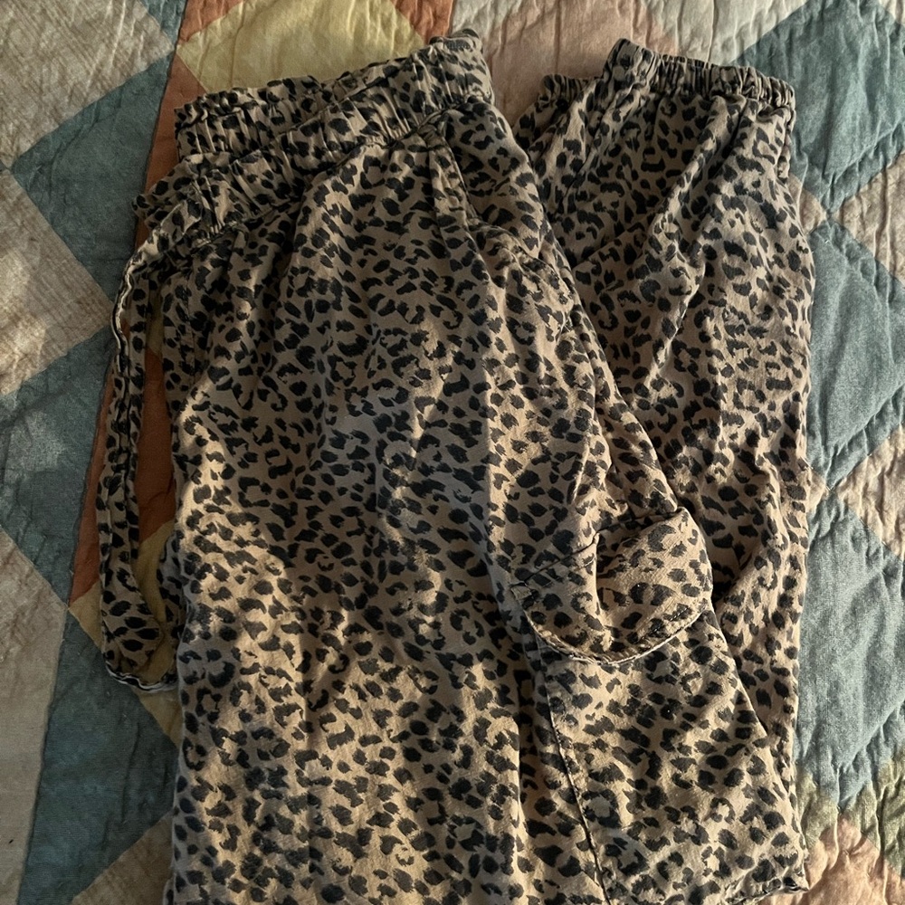 Aerie Leopard Print Lounge Pants